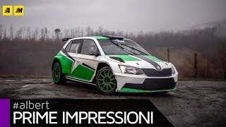 Skoda Fabia R5  Che effetto fa rispetto a Stratos e 037 [upl. by Ynotna]