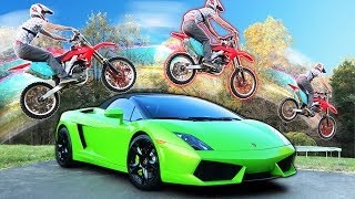 LAMBORGHINI DIRT BIKE JUMP [upl. by Ricketts]