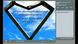 QSEN Module 3 MindfulnessImplications for Safety SelfCare and Empathy in Nursing EducationPart2 [upl. by Otir]