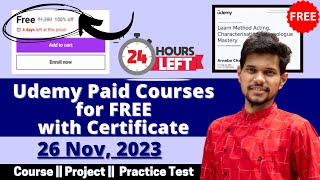 How to get Udemy Courses for FREE in 2023  Udemy Coupon Code 2023  Latest Udemy Coupons [upl. by Oriel]