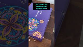 Office Diwali hamper unboxing trending diwalihamper hsbcindia [upl. by Rasaec]