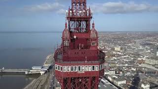 Blackpool Tower Drone Footage 2018 [upl. by Nimzaj]