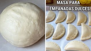 Masa RAPIDA Para Empanadas Dulces Lista en 10 Minutos [upl. by Aenet]