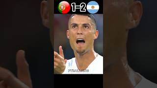 Portugal vs Argentina 32 World Cup Imaginary All Goals 2026 shorts football ronaldo messi [upl. by Nitaj958]