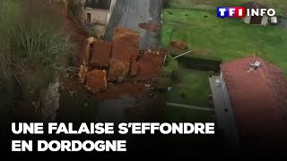 Une falaise s’effondre en Dordogne [upl. by Other737]