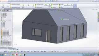 SolidWorks  parametrische Architektur  parametric construction [upl. by Yoshiko]