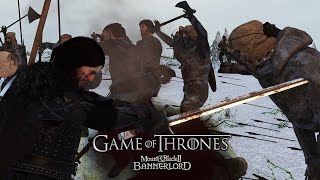 PUSHING THE WILDLINGS NORTH OF THE WALL  Jon Snow Playthrough  Game Of Thrones Mod Bannerlord  P3 [upl. by Gorski902]