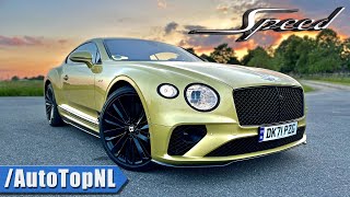 Bentley Continental GT SPEED 342kmh REVIEW on AUTOBAHN by AutoTopNL [upl. by Liddie387]