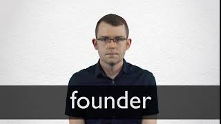 How to pronounce FOUNDER in British English [upl. by Flight]