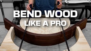 Bending wood for furnituretips tricks and techniques [upl. by Silvain]