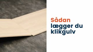 Se hvordan du lægger klikgulv her  Silvan [upl. by Tarrsus626]