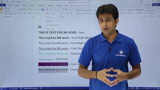 Ms Word  Formatting Text [upl. by Yelhs]