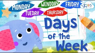 Days of the Week Song Kids Songs with Lyrics  Kids Academy [upl. by Ranice]