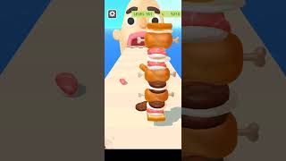 Sandwich Runner🥪🍎❤️‍🔥New Update Level All sandwichrunner gaming shorts viralgameplay [upl. by Atyekram497]