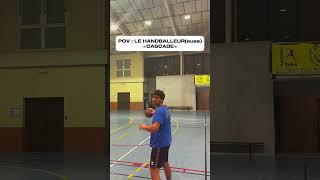 C’était grave drôle 😂😂handball handballpassion reels cascade [upl. by Nadaba]