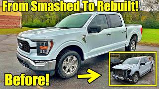 We REBUILT THE 10000 FORD F150 Never BUY A TRUCK WITH ALL THE AIRBAGS BLOWN [upl. by Lemert]