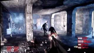 Call of Duty World at War NAZI ZOMBIES gameplay pt3 [upl. by Worlock]