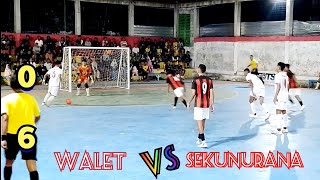 WALET vs SEKUNURANA 16 BESAR Open Turnamen Futsal 2024 Kab Ende futsal bola 2024 [upl. by Ahseila]