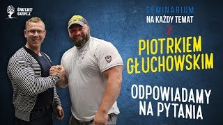 Piotr Głuchowski trening odżywianie suplementy  odpowiadamy na pytania [upl. by Bak]