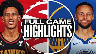 HAWKS at WARRIORS  FULL GAME HIGHLIGHTS  November 20 2024 [upl. by Haldi]