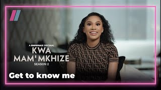 Get to know Tamia Mpisane  Kwa MamMkhize S2  Showmax original [upl. by Cherilynn]