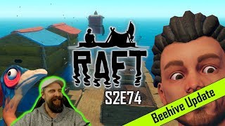 RAFT deutsch 🦈 S2E74 Zweiter Bienenstock amp badende Hühner Teil 3 🦈 german gameplay [upl. by Cinimmod]