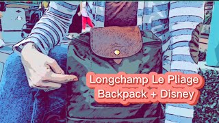 Longchamp Le Pliage Backpack Review  Disney RUN amp BUY IT NOW [upl. by Azarria]