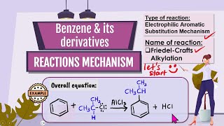 12BenzeneFriedelCrafts Alkylation Electrophilic Aromatic Substitution Formation of carbocation [upl. by Atled]