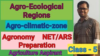 AgroEcological Regions  Agroclimaticzones of India Agronomy NET ARS Exam Preparation [upl. by Shapiro979]