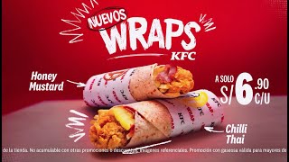 Wraps KFC Perú 2024 [upl. by Guimond378]