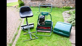 Atco Royale B20 Petrol Cylinder Mower With Briggs and Stratton Engine [upl. by Nakashima]