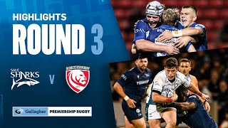 Sale v Gloucester  HIGHLIGHTS  Two Tries Each For Roebuck amp LCD  Gallagher Premiership 202425 [upl. by Aeikan]