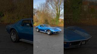 LeMans Blue 1969 Chevrolet Corvette C3 Stingray 350 V8 L46 Manual  Exhaust Sound 🔊 [upl. by Gage]