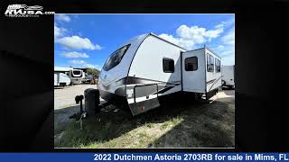 Beautiful 2022 Dutchmen Astoria Travel Trailer RV For Sale in Mims FL  RVUSAcom [upl. by Yrrot]