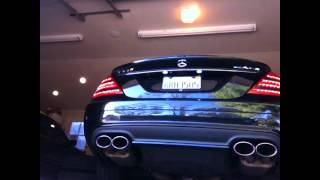 W221 S65 AMG Custom Exhaust cold start [upl. by Eneleoj]