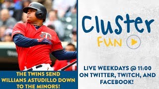 The Minnesota Twins Send Willians Astudillo quotLa Tortugaquot Down To The Minors  Cluster Fun [upl. by Adnilrem]