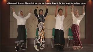 Tutorial Tarian Sarung Tenun Majalaya Rekor Muri BBI [upl. by Assenna]