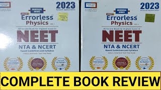 Errorless physics book review 🔥 Best book for NEET 2024 🔥BEST PHYSICS BOOK FOR NEET [upl. by Folsom]