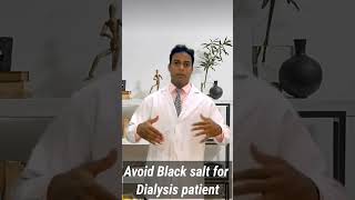 Avoid Black Salt In Dialysis Patient shorts youtubeshorts trending viral drsunildhakate [upl. by Ilahsiav275]