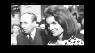 April 25 1966  Jacqueline Kennedy visits her sister Lee Radziwill in London [upl. by Naibaf962]