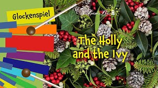 How to Play The Holly And The Ivy on the Glockenspiel  Xylophone  Easy Christmas Music Tutorial [upl. by Dhruv80]