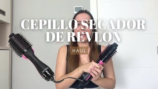 CEPILLO SECADOR DE REVLON ¿VALE LA PENA  Probando productos de moda [upl. by Eibrad]