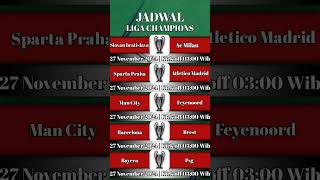 Jadwal liga champions [upl. by Tibbitts]