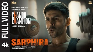 Chandu Champion SARPHIRA Full Video  Kartik Aaryan  Pritam Sreerama Chandra Kausar Munir [upl. by Terry]