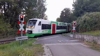 Bahnübergang Bad Sulza  Am Gradierwerk [upl. by Nywrad393]