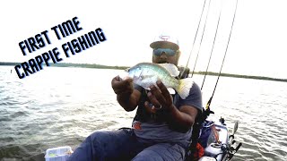 Crappie Fishing at Benbrook Lake plus a magic trick [upl. by Anastassia]