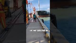 Big Accident on the ship 🚢😔 very Denjures view 🌊🚢trending reels navyship shorts ytshort travel [upl. by Nivlek20]