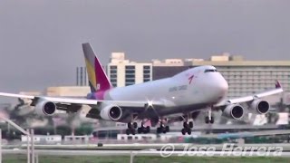 Plane Spotting at LAX 1 Hour Video Special [upl. by Arnelle]