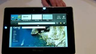 RIM Blackberry Playbook First Impression and Interface Demo [upl. by Amaty725]