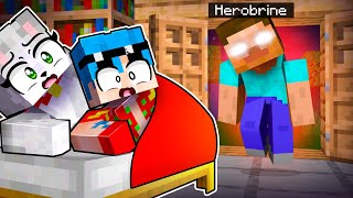 Invoqué a HEROBRINE para TROLEAR A MIS AMIGOS en Minecraft 😱😂 Mitos Terroríficos [upl. by Niatirb]